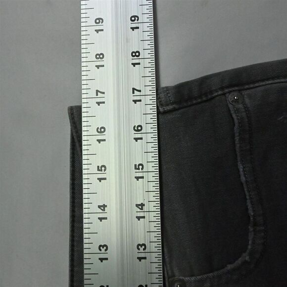 American Eagle 32‎ x 32 Skinny Gray Destroyed Next Level Flex Denim Mens Jeans - Picture 2 of 9